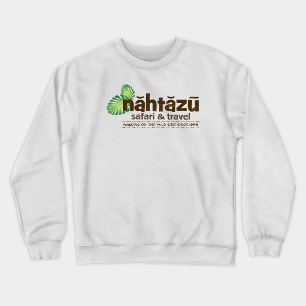 Nahtazu Safari & Travel Crewneck Sweatshirt by experiment726